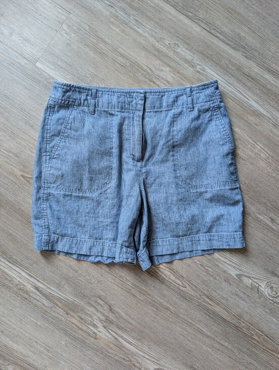 Talbots Pants - Talbots Chambray Linen-cotton-Blend Women’s Shorts
